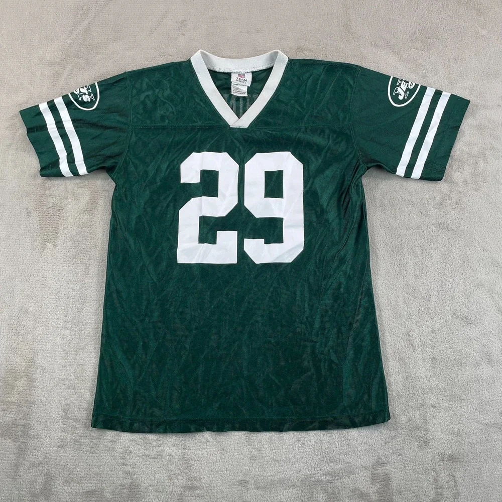 NFL Team Apparel Leon Washignton NY New York Jets Football Jersey Youth XL 18-20